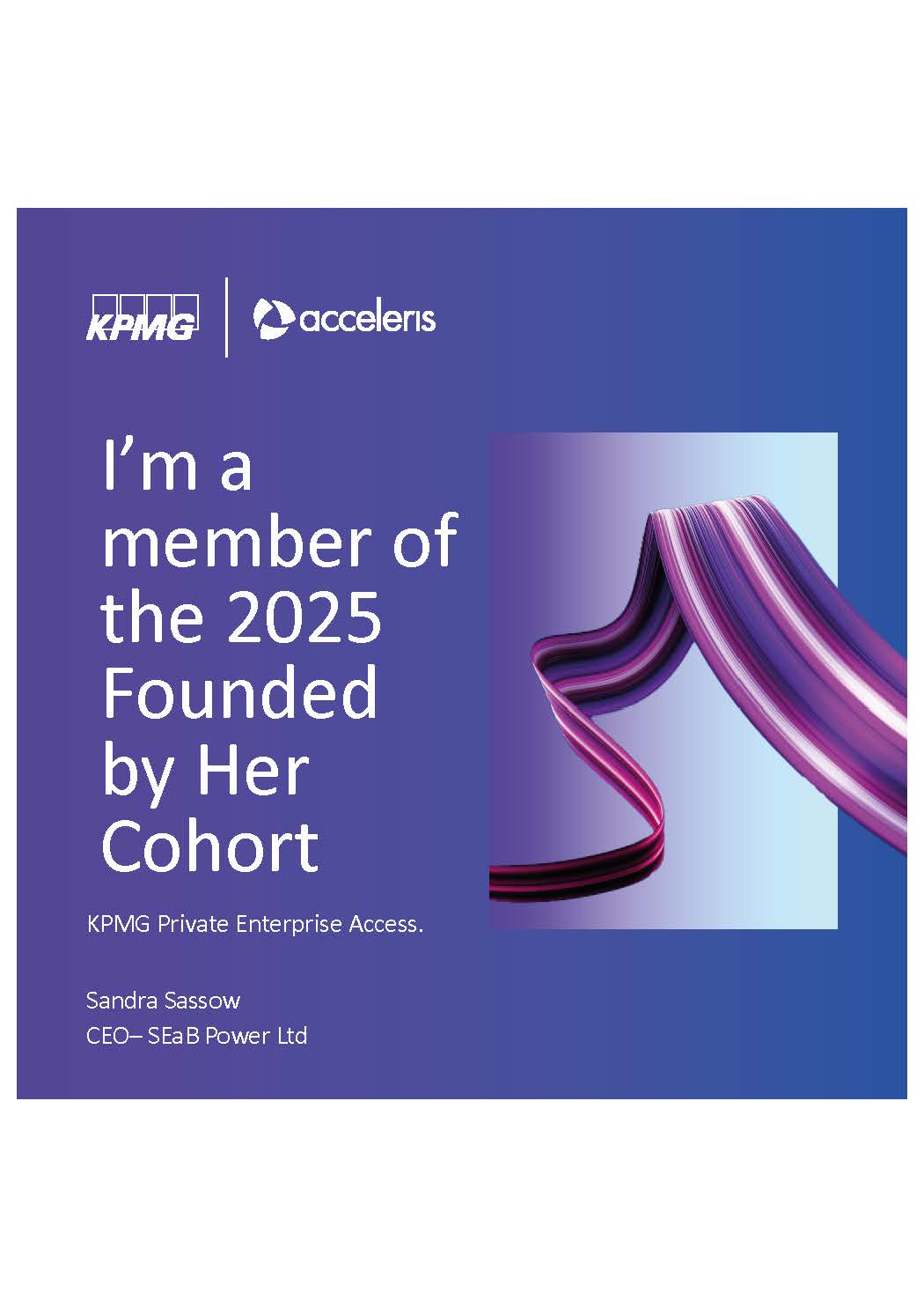 SEaB Energy joins KPMG Founded by Her